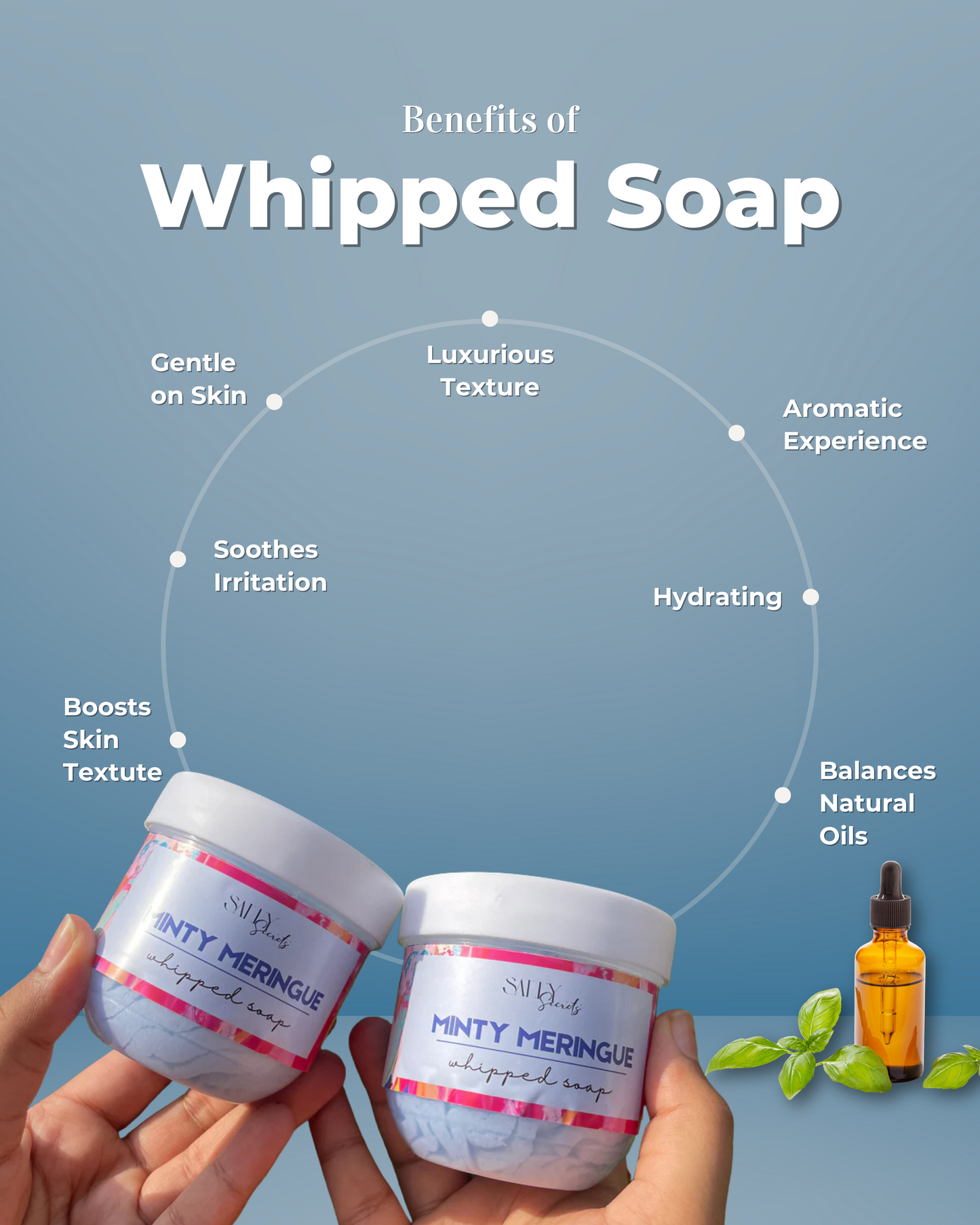 Mint Meringue Whipped Soap