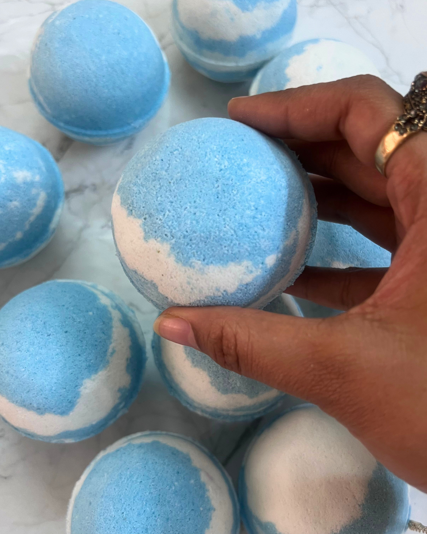 Water Cool Blue Bath Bomb