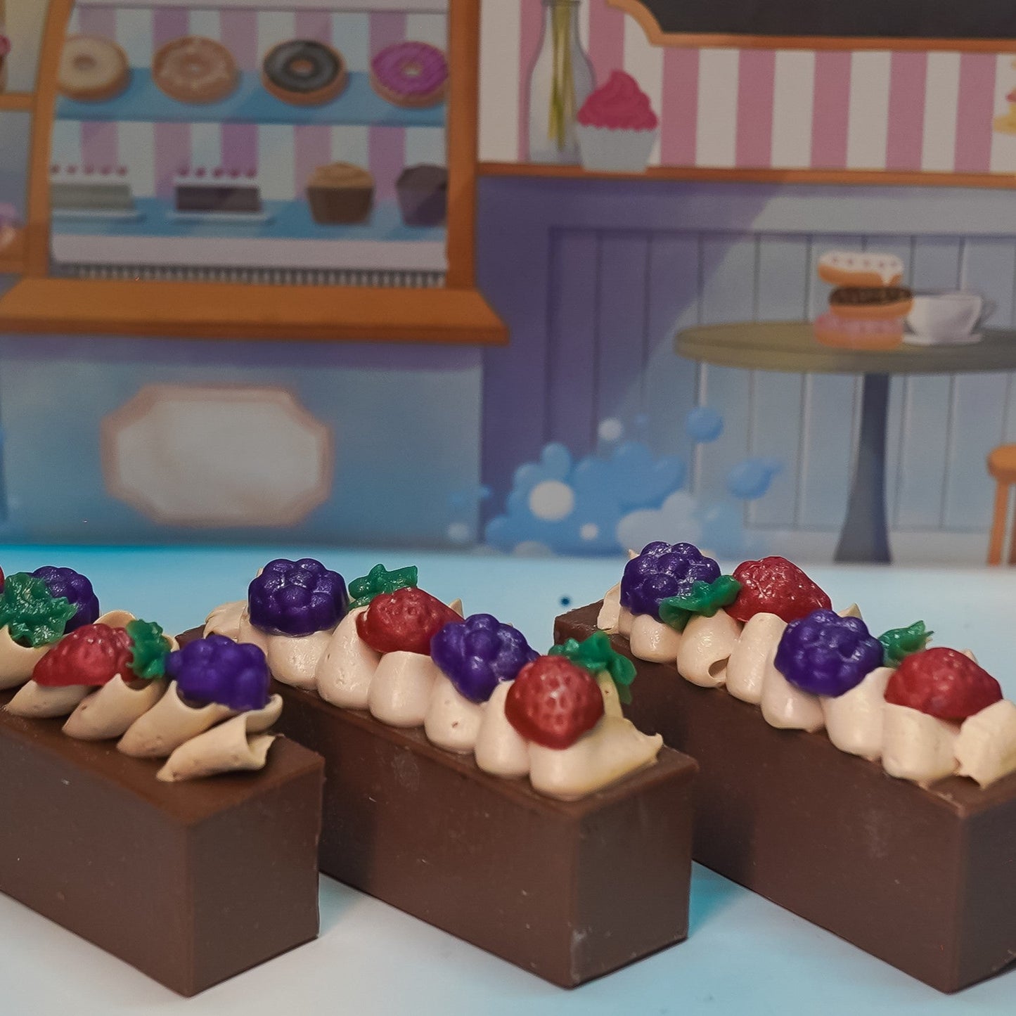Fruit Eclair Loaf Soaps