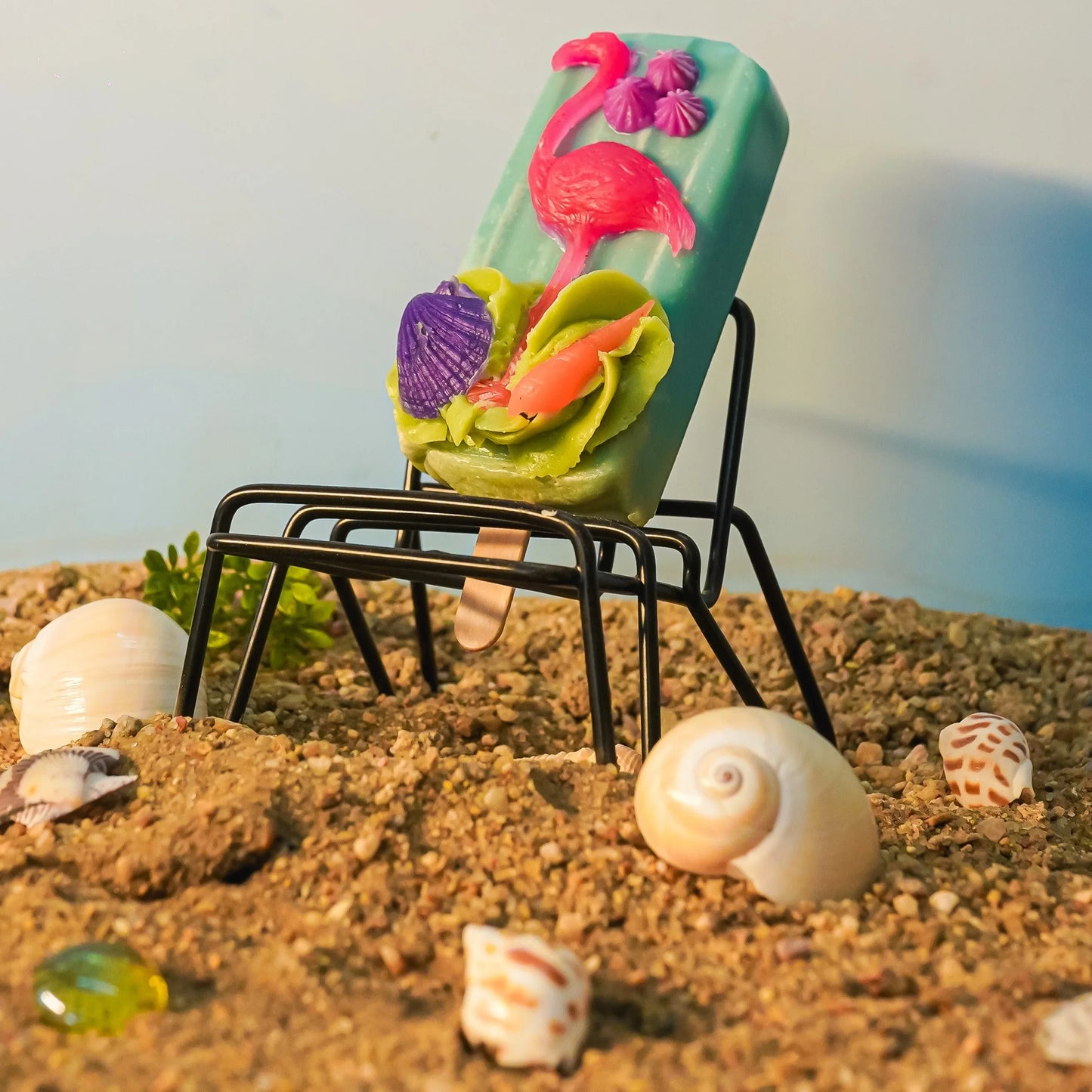 Flamingo Popsicles - Handmade dessert soap | Salty Secrets
