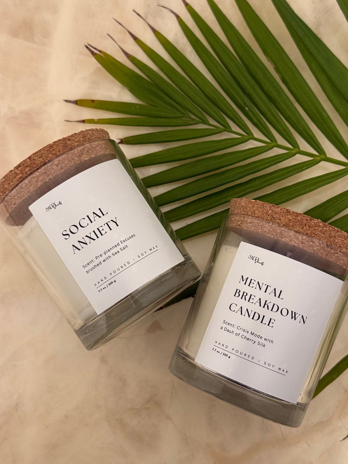 Mental Breakdown Candle- Scented with Cherry Silk