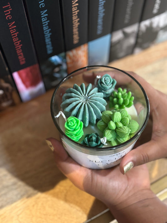 Succulent Candle