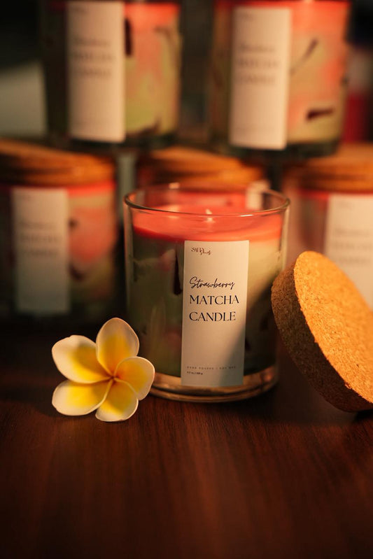 Strawberry Matcha Scented Candle