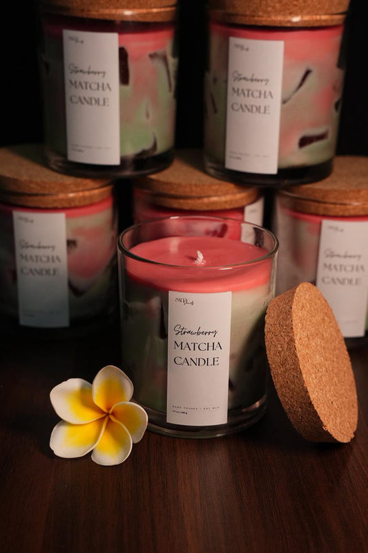 Strawberry Matcha Scented Candle