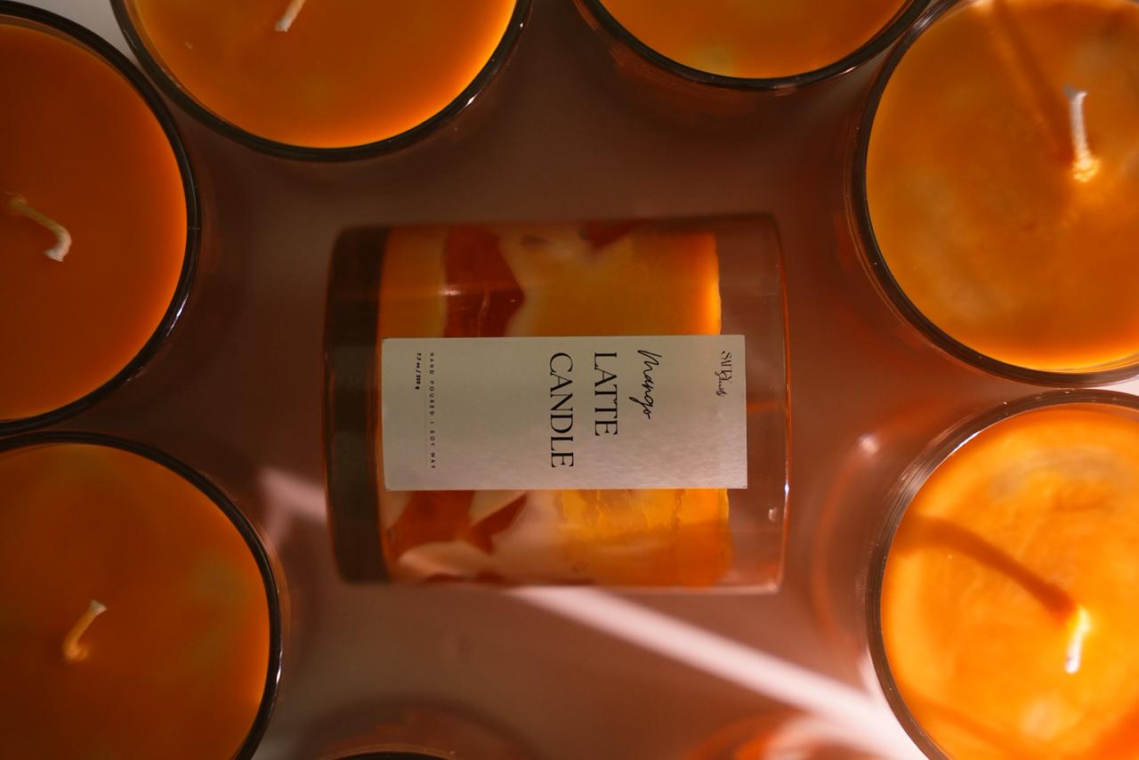 Mango Latte Scented Candle