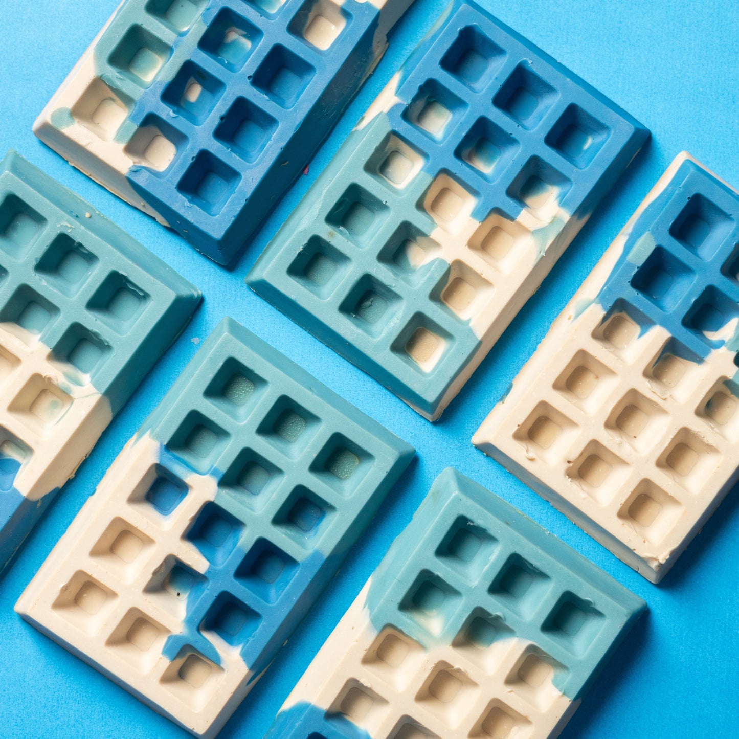 His and her waffle Soaps (Set of 2)