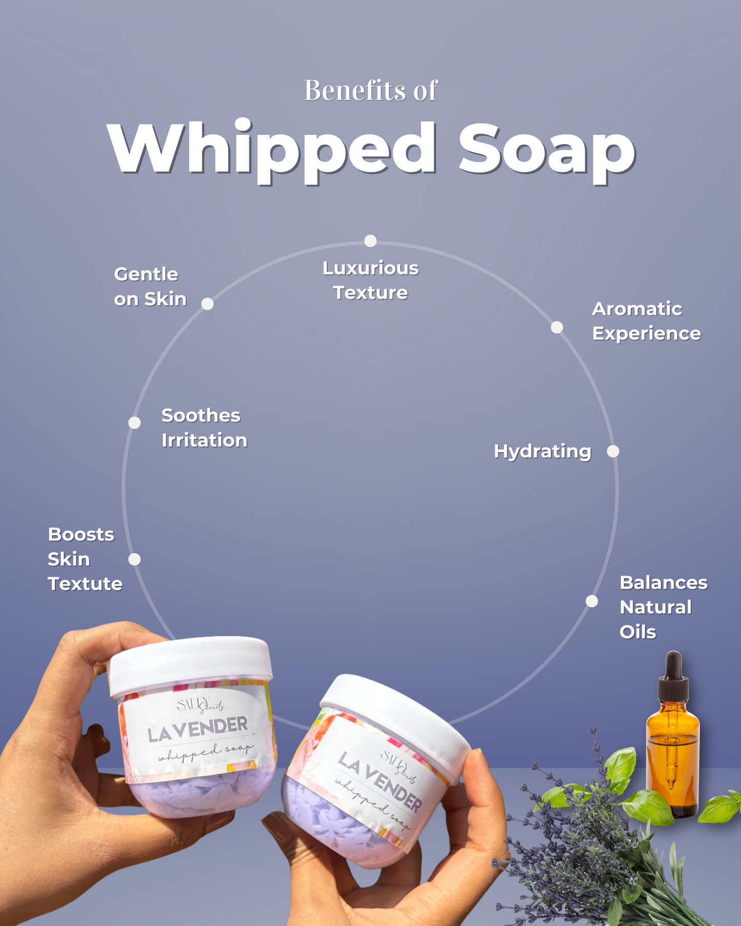 Lavender Whipped Soap