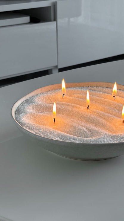 Salty Secrets Pearled Candle
