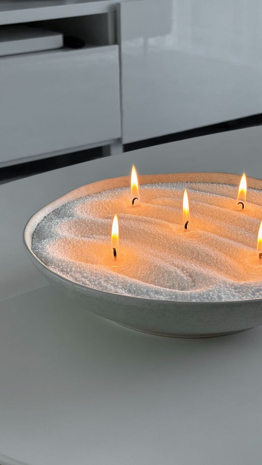 Salty Secrets Pearled Candle