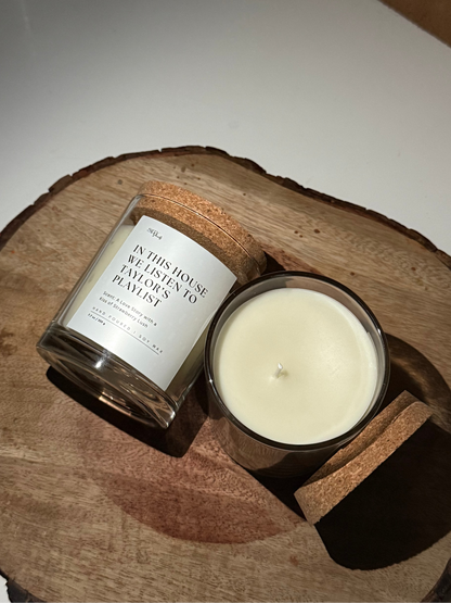 Taylor Swift Candle- Scented with Strawberry Lush