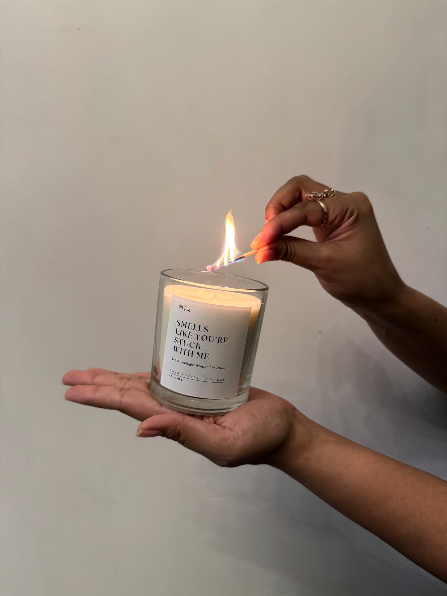 Stuck with Me Candle- Scented with Zdore