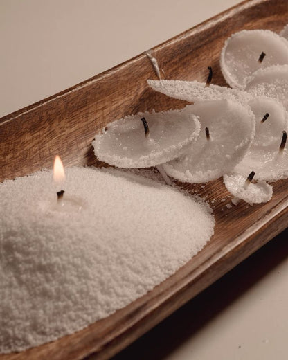 Salty Secrets Pearled Candle