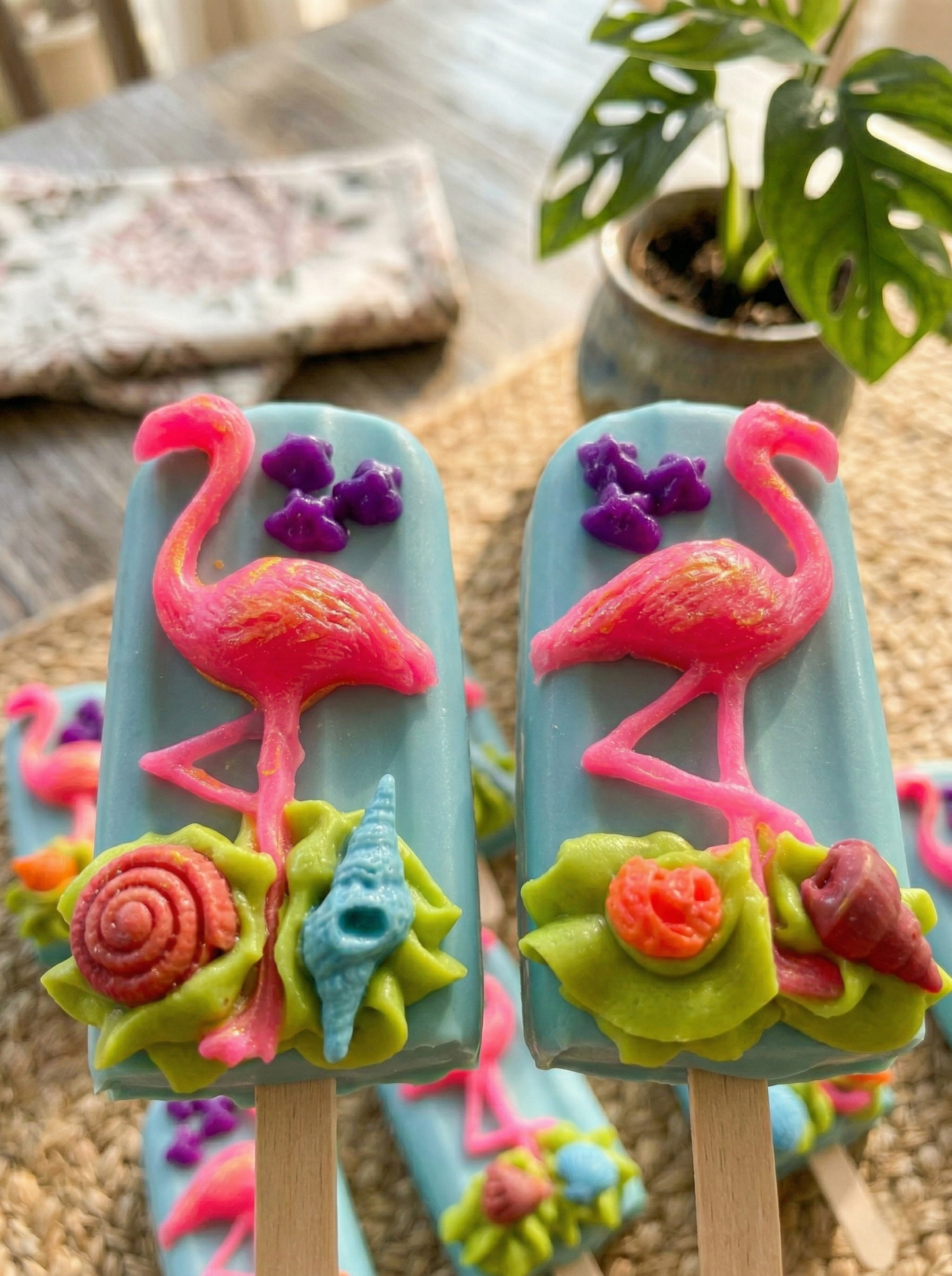 Flamingo Popsicles