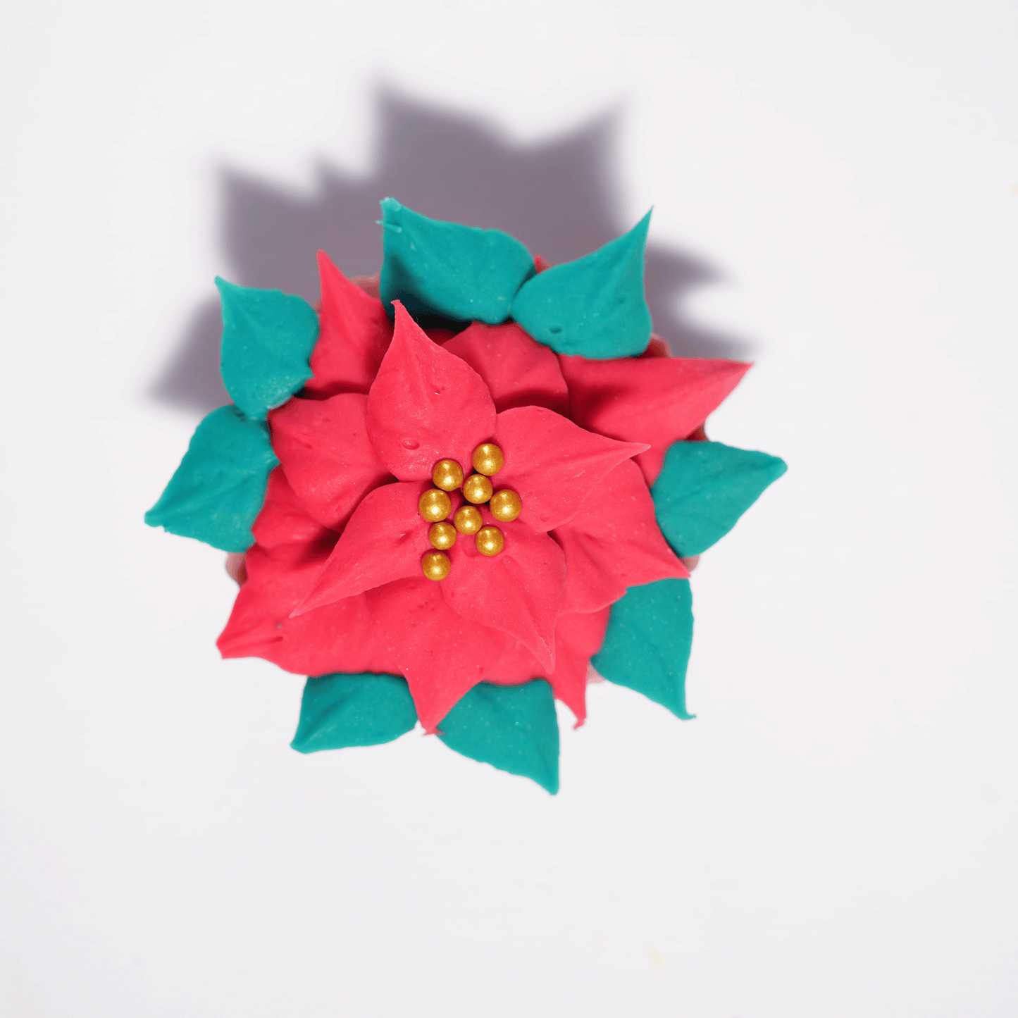 Poinsettia Cupcake Soap