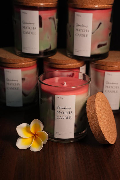 Strawberry Matcha Scented Candle