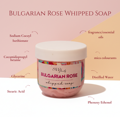 Bulgarian Rose Whipped Soaps