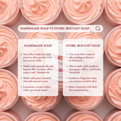 Bulgarian Rose Whipped Soaps