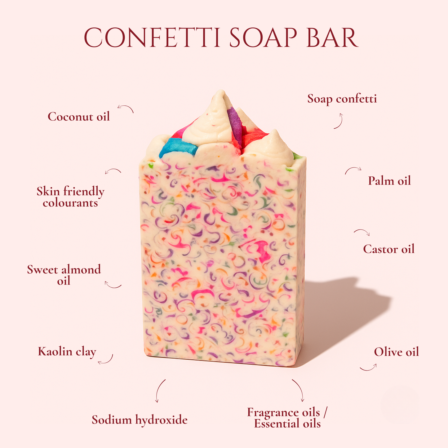 Confetti Soap Bars