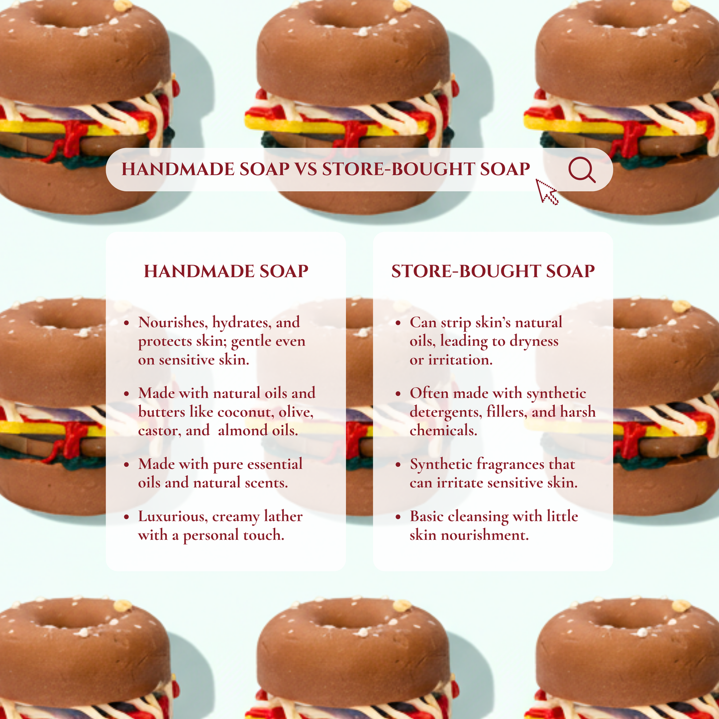 Hamburger Soap
