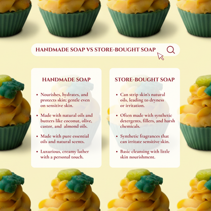 Lemon Cupcake Soap