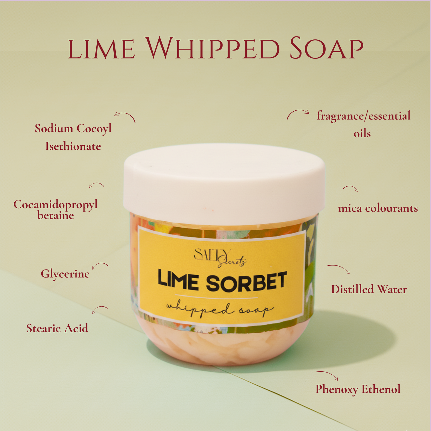 Lime Whipped Soap