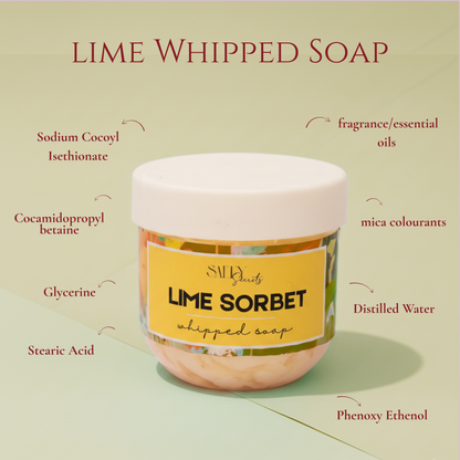 Lime Whipped Soap
