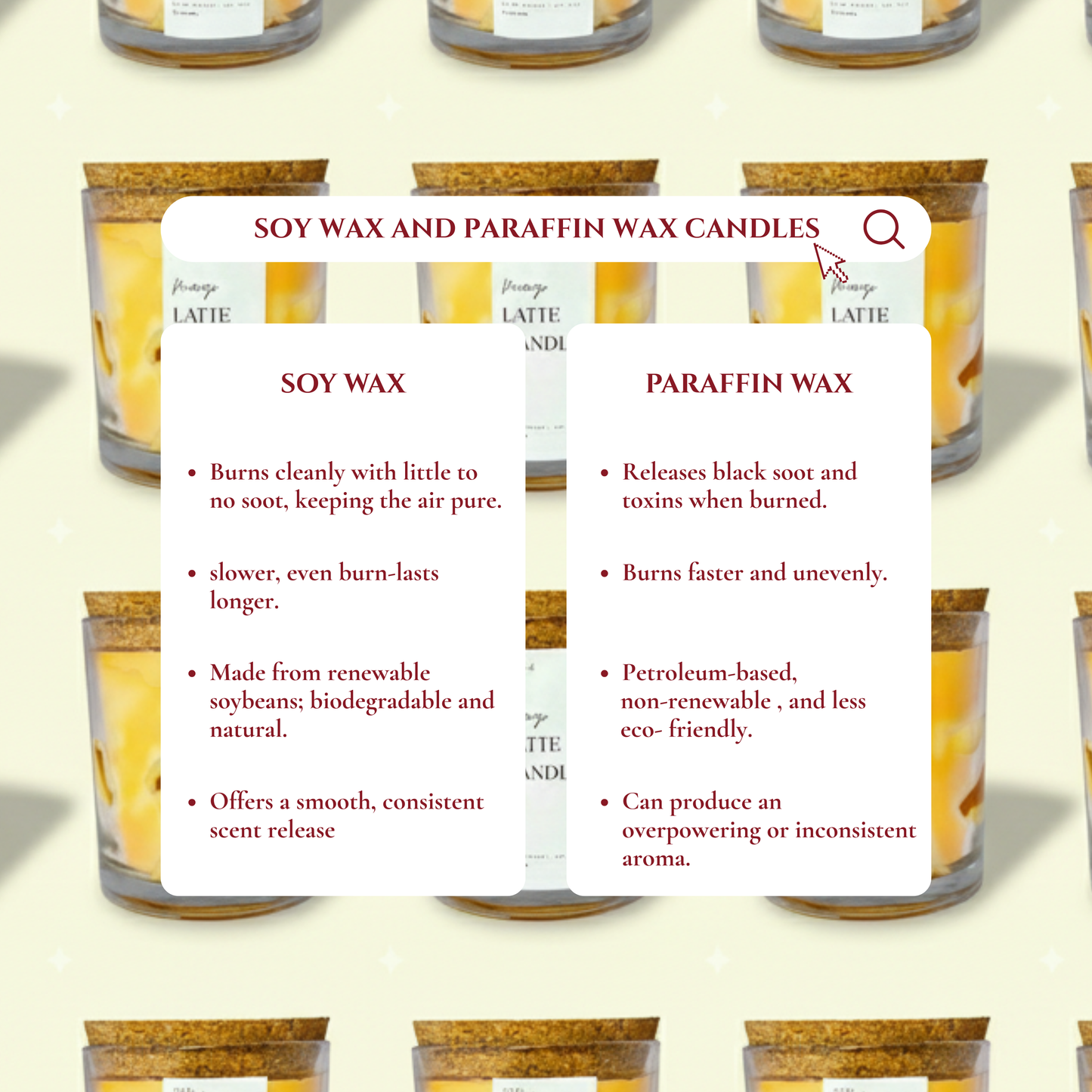 Mango Latte Scented Candle