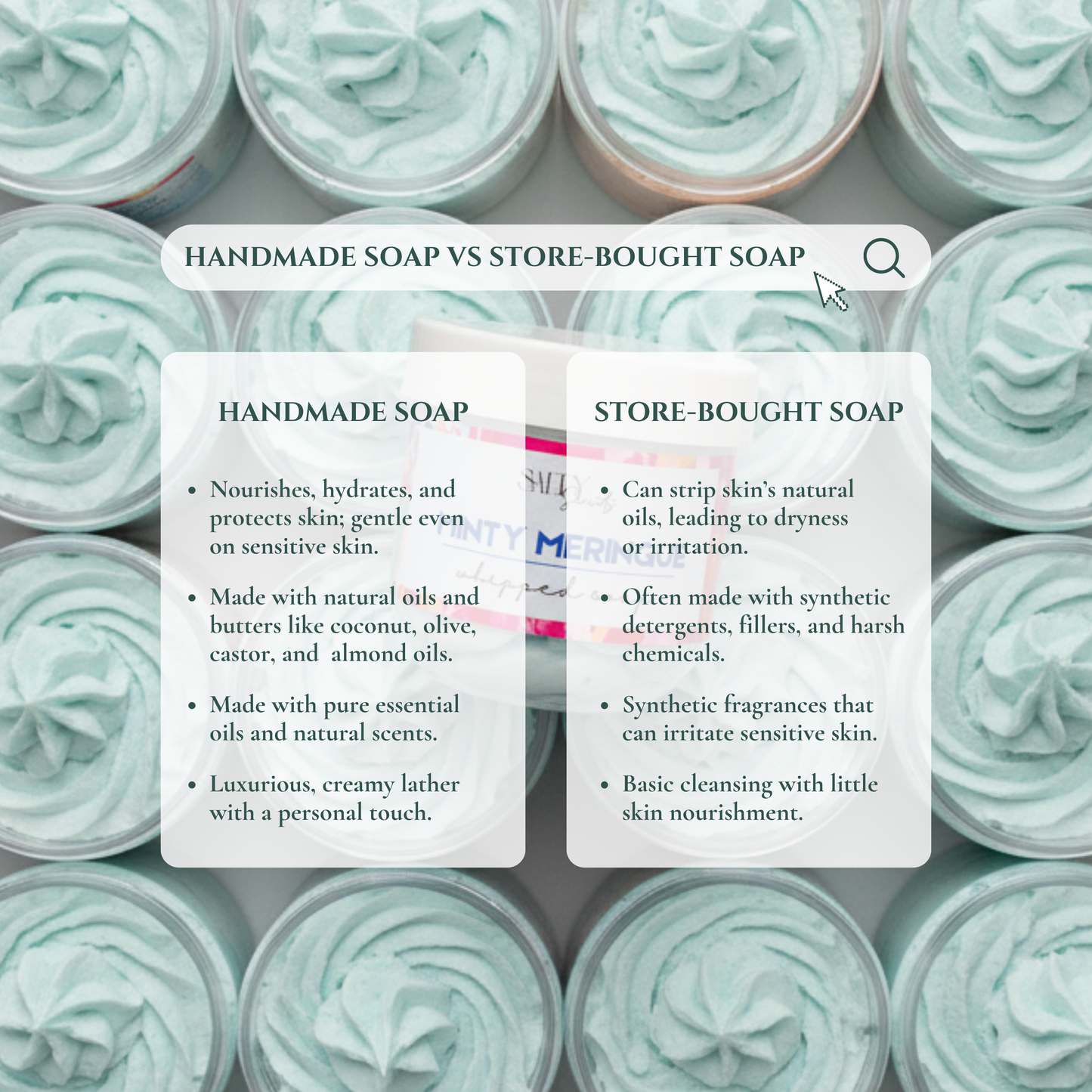 Mint Meringue Whipped Soap