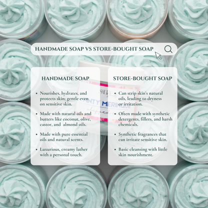 Mint Meringue Whipped Soap