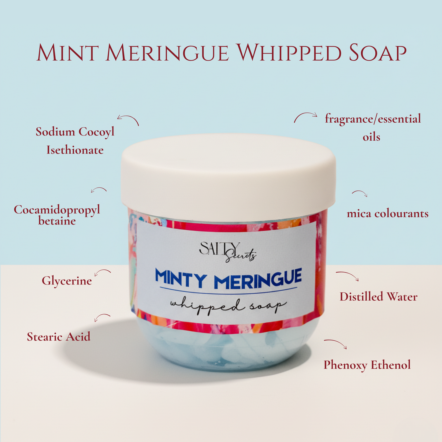 Mint Meringue Whipped Soap