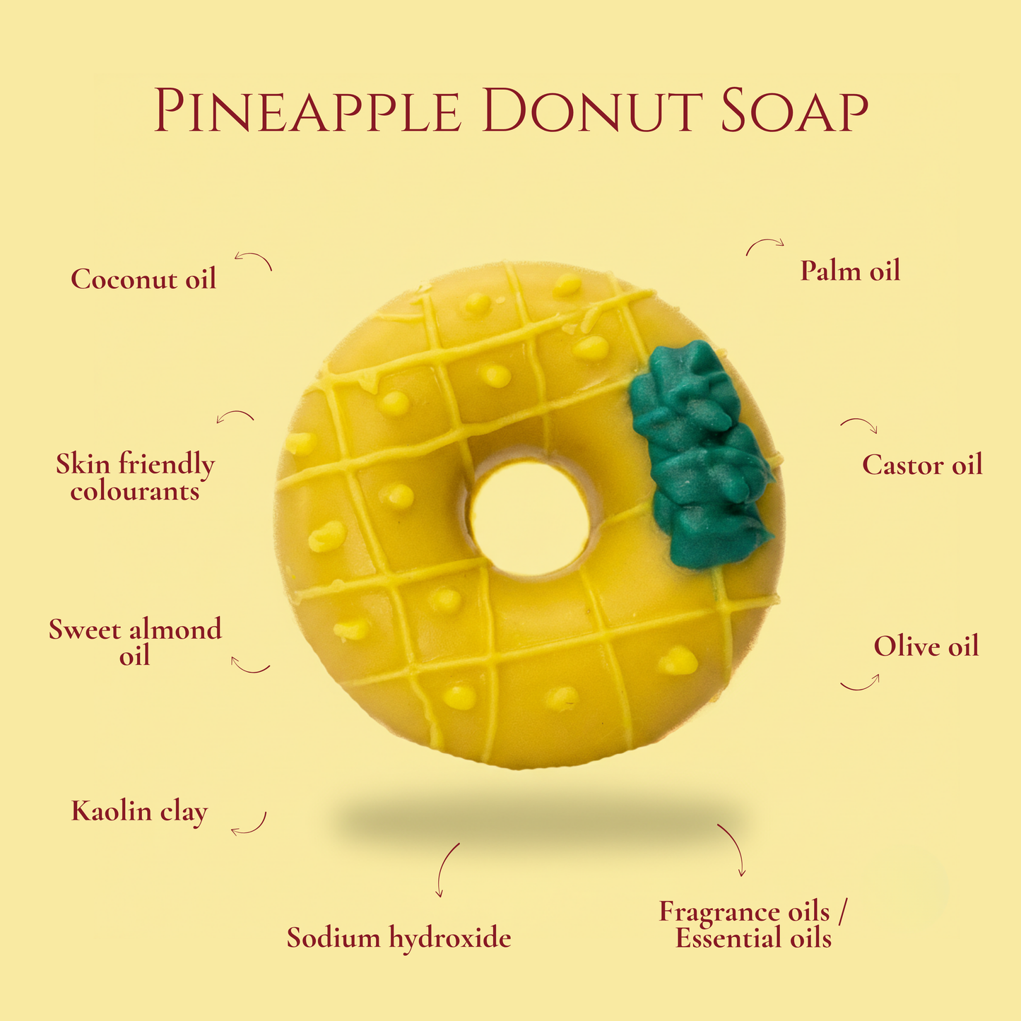 Pineapple Donut Soap