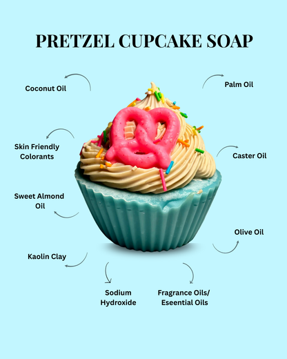 PRETZEL CUPCAKE SOAP