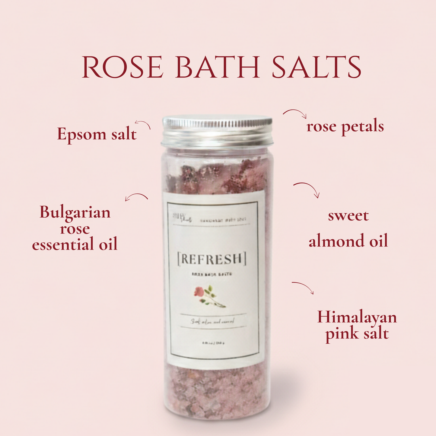 Refresh (Rose Bath Salts)