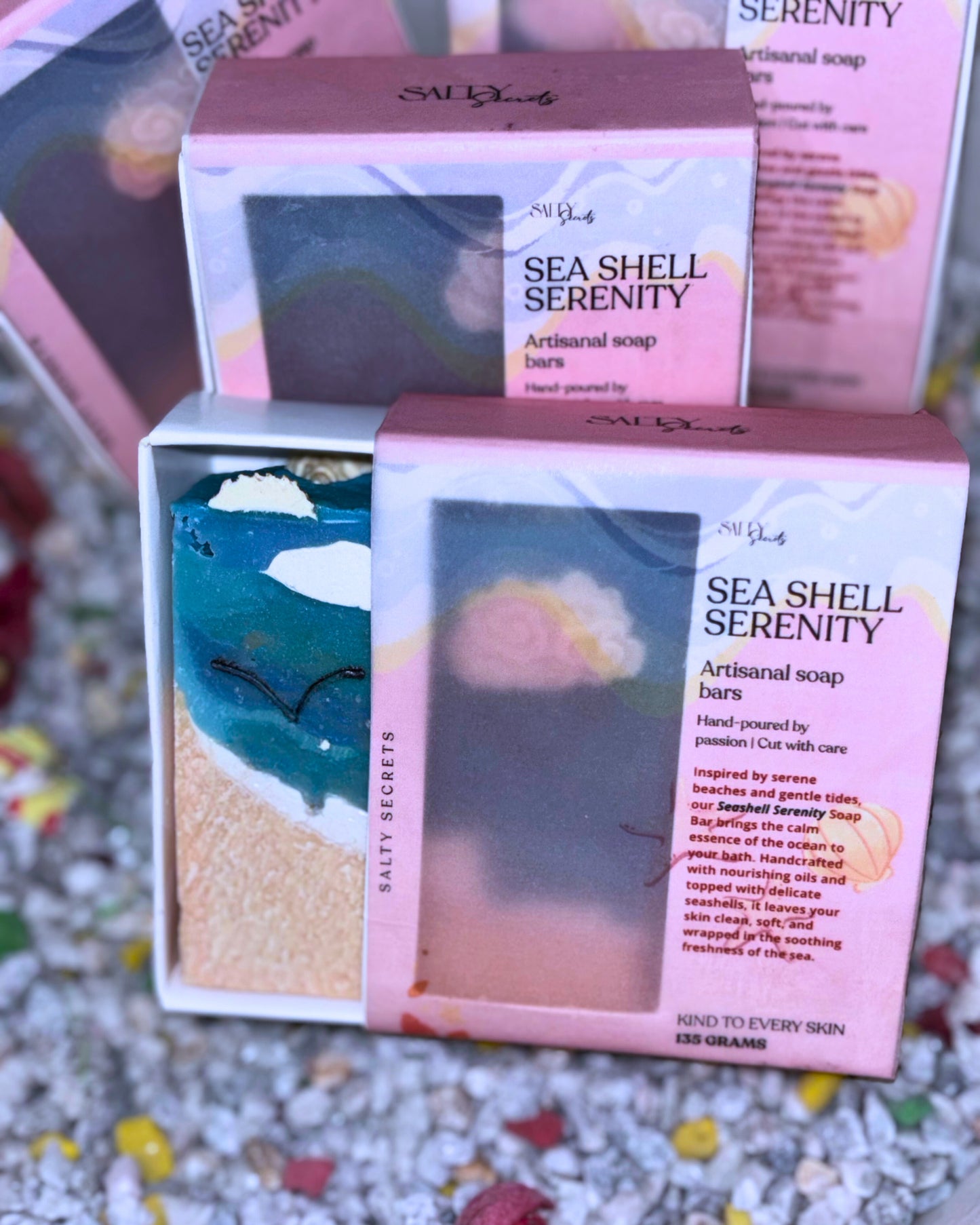 SEASHELL SERENITY BAR SOAP