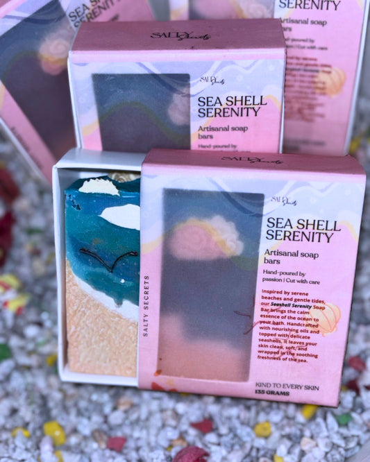 SEASHELL SERENITY BAR SOAP